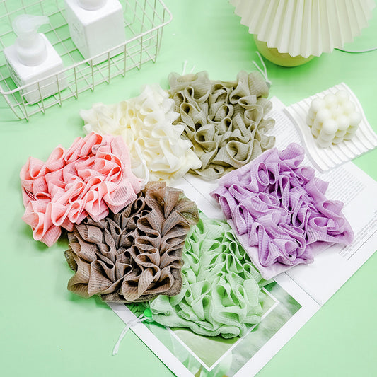 2-In-1 Bath Ball Towel Loofah Bathing Tool
