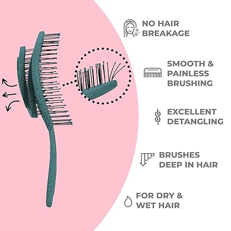 Detangle hair brush for women and men
